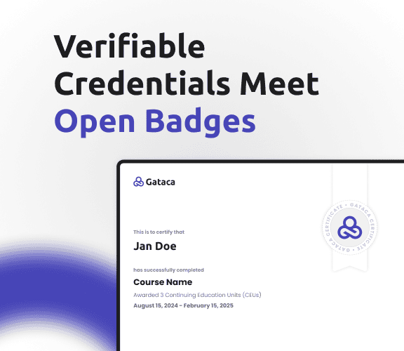 Verifiable Credentials meet Open Badges